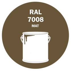 POT DE PEINTURE 5KG RAL 7008 GRIS KAKI PRIMAIRE MAT