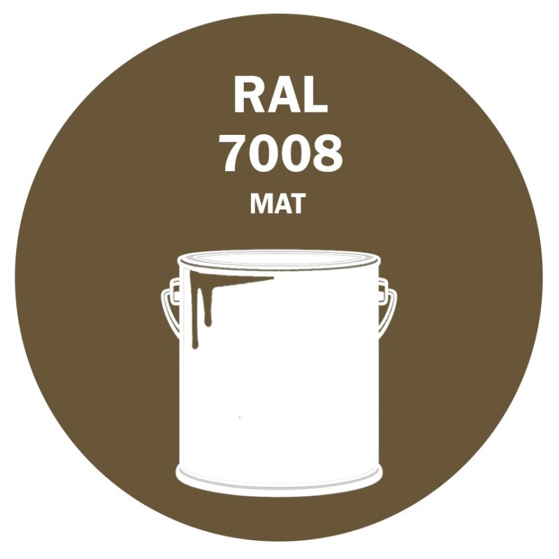 POT DE PEINTURE 5KG RAL 7008 GRIS KAKI PRIMAIRE MAT POT DE PEINTURE 5KG RAL 7008 GRIS KAKI PRIMAIRE MAT