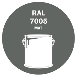 POT DE PEINTURE 5KG RAL 7005 GRIS SOURIS PRIMAIRE MAT