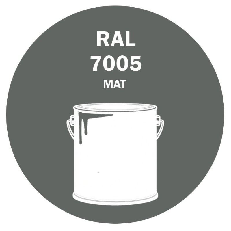 POT DE PEINTURE 5KG RAL 7005 GRIS SOURIS PRIMAIRE MAT POT DE PEINTURE 5KG RAL 7005 GRIS SOURIS PRIMAIRE MAT