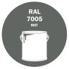 POT DE PEINTURE 5KG RAL 7005 GRIS SOURIS PRIMAIRE MAT POT DE PEINTURE 5KG RAL 7005 GRIS SOURIS PRIMAIRE MAT