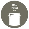Pot de peinture RAL 7003 gris mousse primaire mat Pot de peinture RAL 7003 gris mousse primaire mat