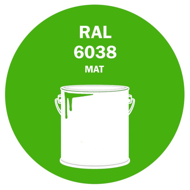 POT DE PEINTURE 5KG RAL 6038 VERT BRILLANT PRIMAIRE MAT POT DE PEINTURE 5KG RAL 6038 VERT BRILLANT PRIMAIRE MAT