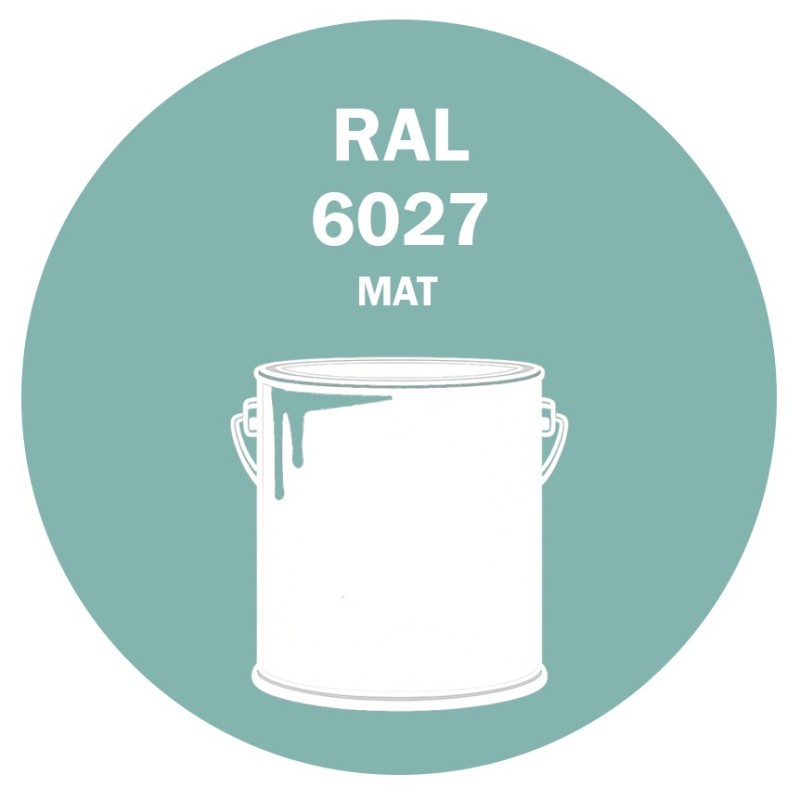 POT DE PEINTURE 5KG RAL 6027 VERT CLAIR PRIMAIRE MAT POT DE PEINTURE 5KG RAL 6027 VERT CLAIR PRIMAIRE MAT