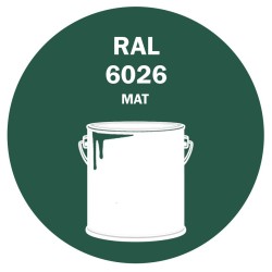 POT DE PEINTURE 5KG RAL 6026 VERT OPALE PRIMAIRE MAT POT DE PEINTURE 5KG RAL 6026 VERT OPALE PRIMAIRE MAT