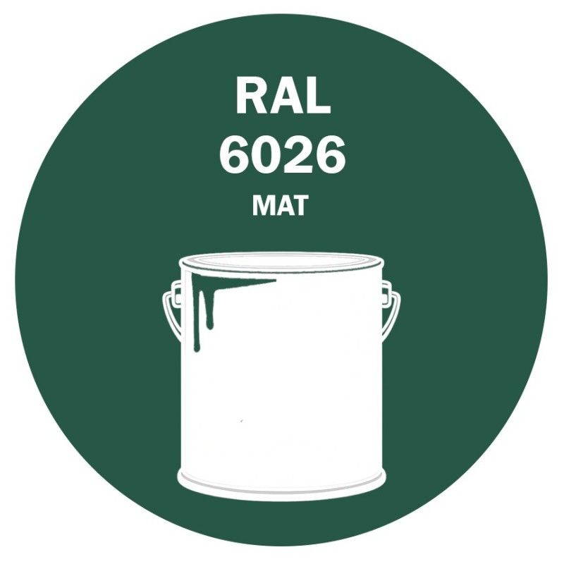 POT DE PEINTURE 5KG RAL 6026 VERT OPALE PRIMAIRE MAT POT DE PEINTURE 5KG RAL 6026 VERT OPALE PRIMAIRE MAT