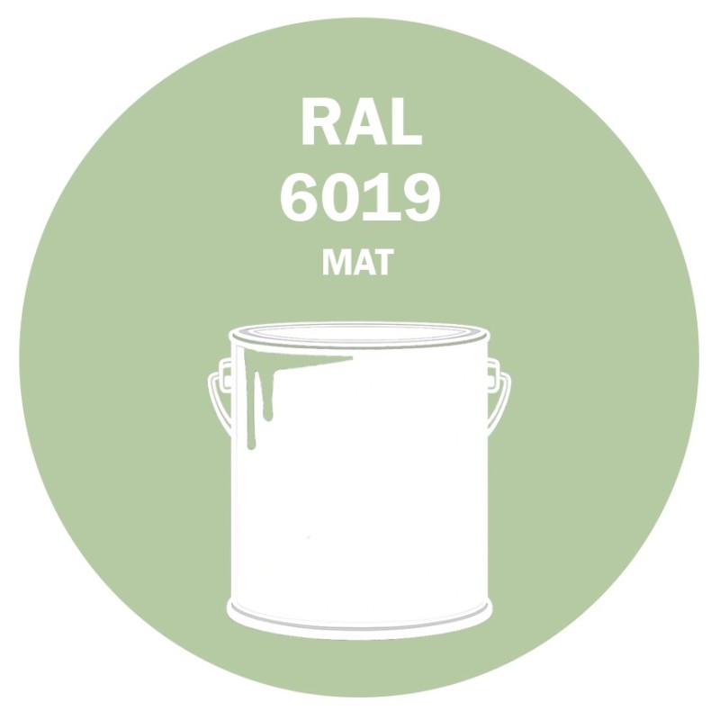 POT DE PEINTURE 5KG RAL 6019 VERT BLANC PRIMAIRE MAT POT DE PEINTURE 5KG RAL 6019 VERT BLANC PRIMAIRE MAT