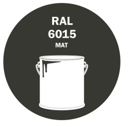 POT DE PEINTURE 5KG RAL 6015 OLIVE NOIR PRIMAIRE MAT