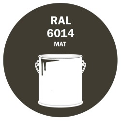 POT DE PEINTURE 5KG RAL 6014 OLIVE JAUNE PRIMAIRE MAT