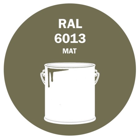 POT DE PEINTURE 5KG RAL 6013 VERT JONC PRIMAIRE MAT