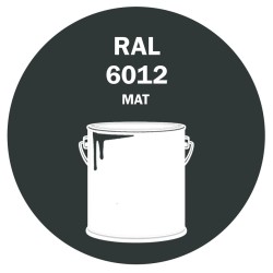 POT DE PEINTURE 5KG RAL 6012 VERT NOIR PRIMAIRE MAT
