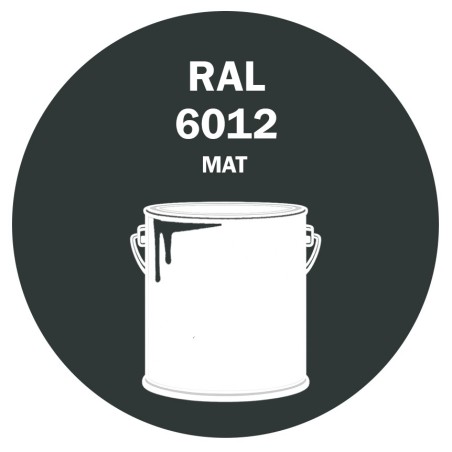 POT DE PEINTURE 5KG RAL 6012 VERT NOIR PRIMAIRE MAT