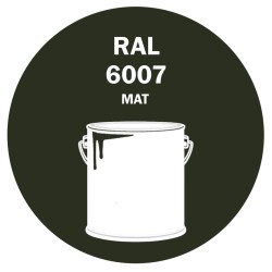 POT DE PEINTURE 5KG RAL 6007 VERT BOUTEILLE PRIMAIRE MAT