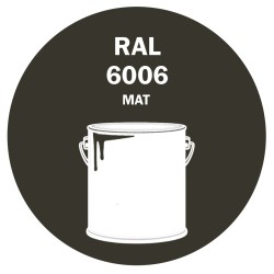 POT DE PEINTURE 5KG RAL 6006 OLIVE GRIS PRIMAIRE MAT