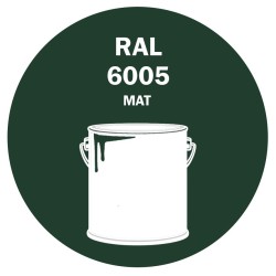 POT DE PEINTURE 5KG RAL 6005 VERT MOUSSE PRIMAIRE MAT