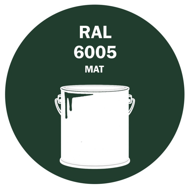 POT DE PEINTURE 5KG RAL 6005 VERT MOUSSE PRIMAIRE MAT POT DE PEINTURE 5KG RAL 6005 VERT MOUSSE PRIMAIRE MAT