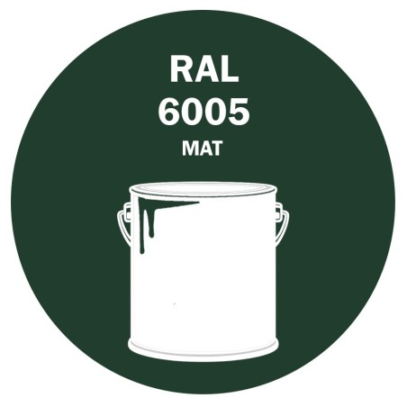 POT DE PEINTURE 5KG RAL 6005 VERT MOUSSE PRIMAIRE MAT