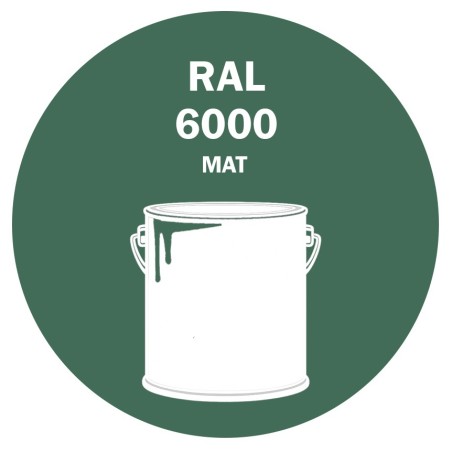 POT DE PEINTURE 5KG RAL 6000 VERT PATINE PRIMAIRE MAT
