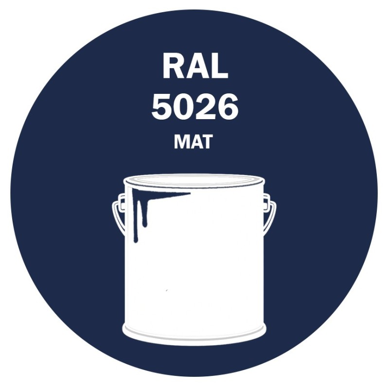 POT DE PEINTURE 5KG RAL 5026 BLEU NUIT NACRÉ PRIMAIRE MAT POT DE PEINTURE 5KG RAL 5026 BLEU NUIT NACRÉ PRIMAIRE MAT