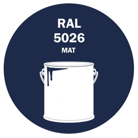 POT DE PEINTURE 5KG RAL 5026 BLEU NUIT NACRÉ PRIMAIRE MAT