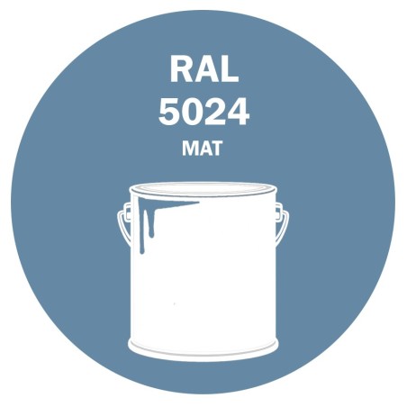 POT DE PEINTURE 5KG RAL 5024 BLEU PASTEL PRIMAIRE MAT