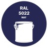 POT DE PEINTURE 5KG RAL 5022 BLEU NOCTURNE PRIMAIRE MAT POT DE PEINTURE 5KG RAL 5022 BLEU NOCTURNE PRIMAIRE MAT