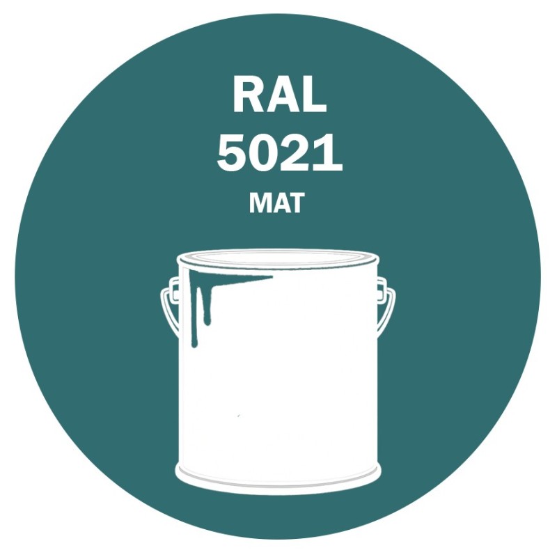 POT DE PEINTURE 5KG RAL 5021 BLEU D’EAU PRIMAIRE MAT POT DE PEINTURE 5KG RAL 5021 BLEU D’EAU PRIMAIRE MAT
