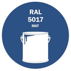 POT DE PEINTURE 5KG RAL 5017 BLEU SIGNALISATION PRIMAIRE MAT
