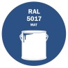 POT DE PEINTURE 5KG RAL 5017 BLEU SIGNALISATION PRIMAIRE MAT POT DE PEINTURE 5KG RAL 5017 BLEU SIGNALISATION PRIMAIRE MAT