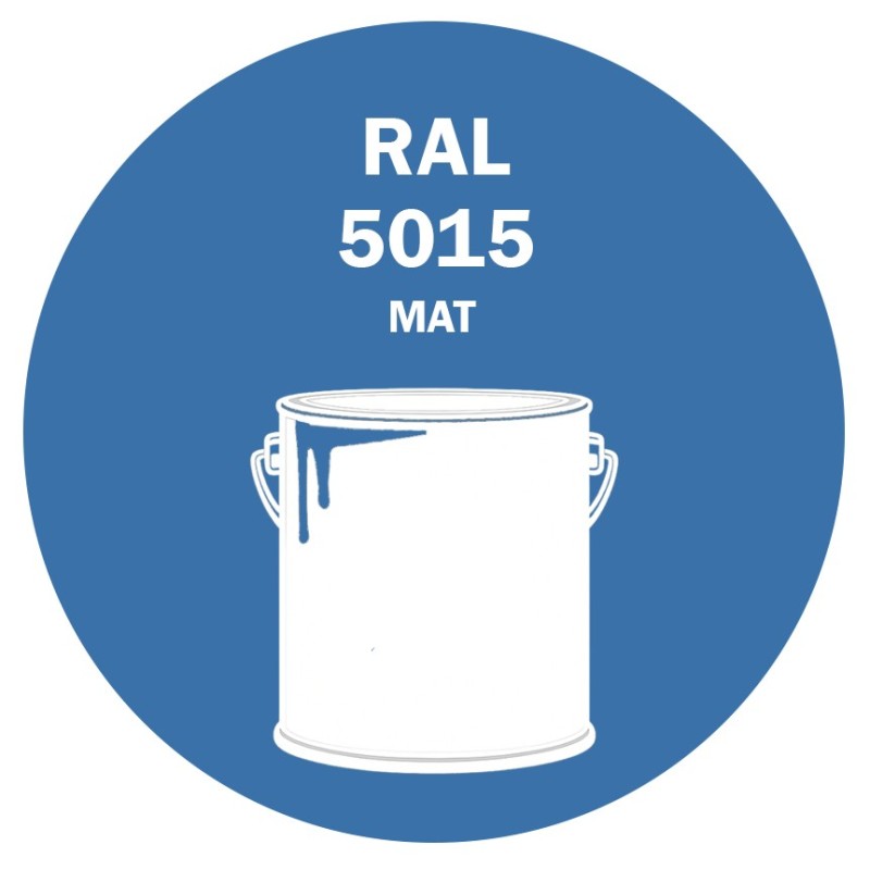 POT DE PEINTURE 5KG RAL 5015 BLEU CIEL PRIMAIRE MAT POT DE PEINTURE 5KG RAL 5015 BLEU CIEL PRIMAIRE MAT