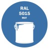 POT DE PEINTURE 5KG RAL 5015 BLEU CIEL PRIMAIRE MAT POT DE PEINTURE 5KG RAL 5015 BLEU CIEL PRIMAIRE MAT