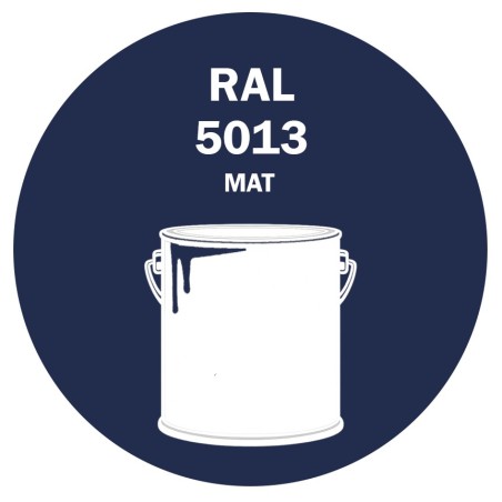 POT DE PEINTURE 5KG RAL 5013 BLEU COBALT PRIMAIRE MAT