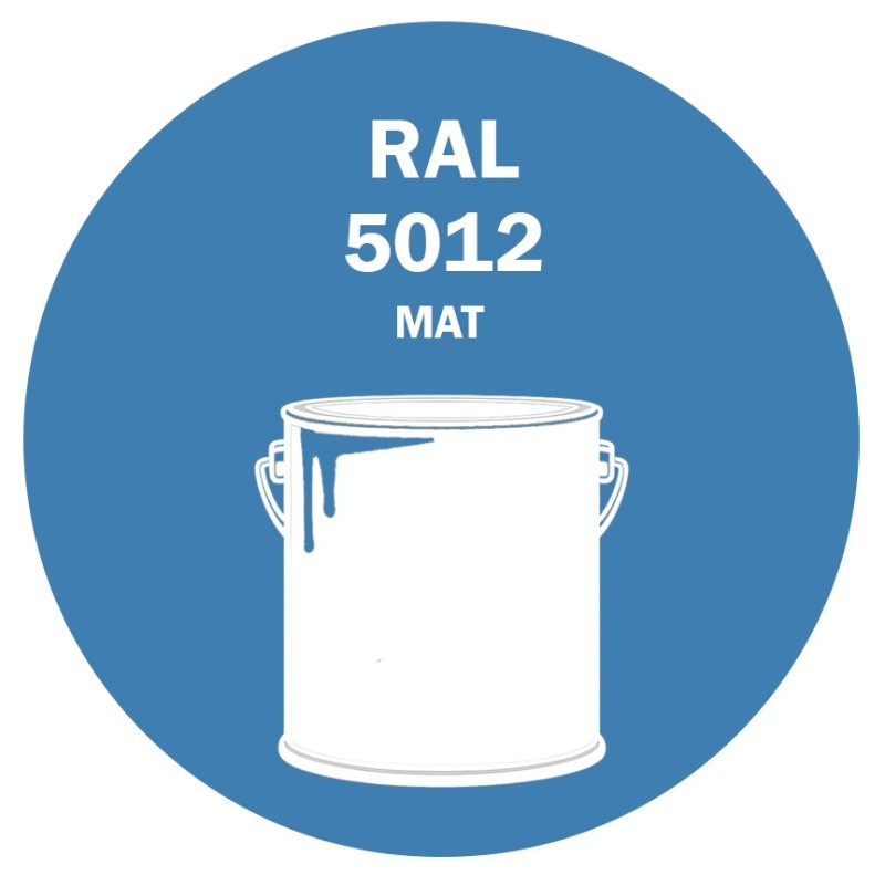 POT DE PEINTURE 5KG RAL 5012 BLEU CLAIR PRIMAIRE MAT POT DE PEINTURE 5KG RAL 5012 BLEU CLAIR PRIMAIRE MAT