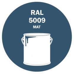 POT DE PEINTURE 5KG RAL 5009 BLEU AZUR PRIMAIRE MAT