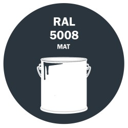 POT DE PEINTURE 5KG RAL 5008 BLEU GRIS PRIMAIRE MAT