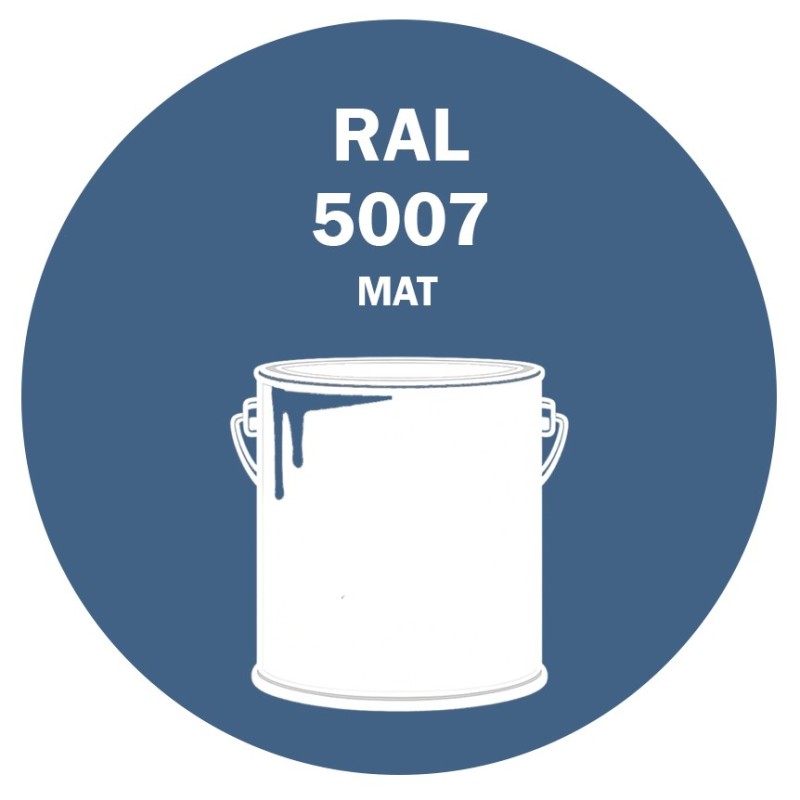 POT DE PEINTURE 5KG RAL 5007 BLEU BRILLANT PRIMAIRE MAT POT DE PEINTURE 5KG RAL 5007 BLEU BRILLANT PRIMAIRE MAT