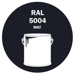POT DE PEINTURE 5KG RAL 5004 BLEU NOIR PRIMAIRE MAT