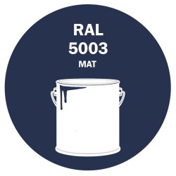 POT DE PEINTURE 5KG RAL 5003 BLEU SAPHIR PRIMAIRE MAT