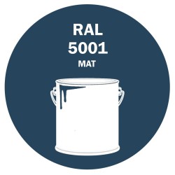 POT DE PEINTURE 5KG RAL 5001 BLEU VERT PRIMAIRE MAT