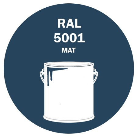 POT DE PEINTURE 5KG RAL 5001 BLEU VERT PRIMAIRE MAT