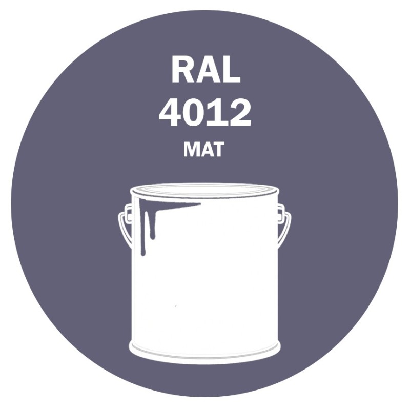 POT DE PEINTURE 5KG RAL 4012 MÛRE NACRÉ PRIMAIRE MAT POT DE PEINTURE 5KG RAL 4012 MÛRE NACRÉ PRIMAIRE MAT