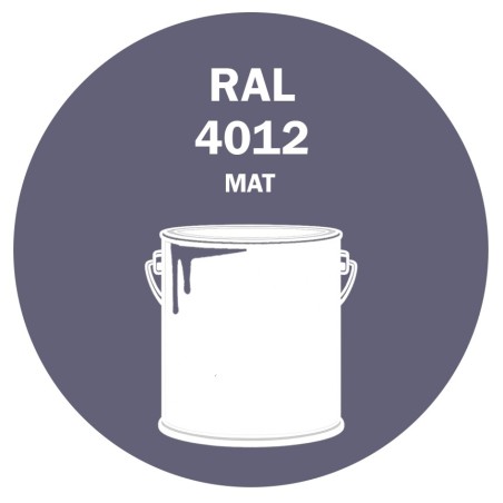 POT DE PEINTURE 5KG RAL 4012 MÛRE NACRÉ PRIMAIRE MAT