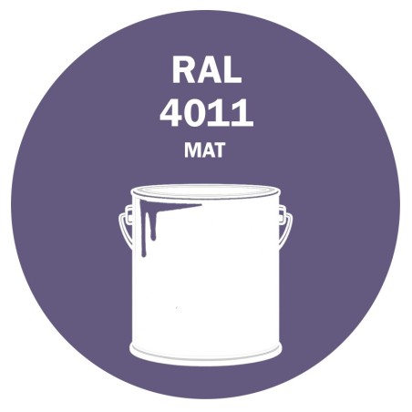 POT DE PEINTURE 5KG RAL 4011 VIOLET NACRÉ PRIMAIRE MAT
