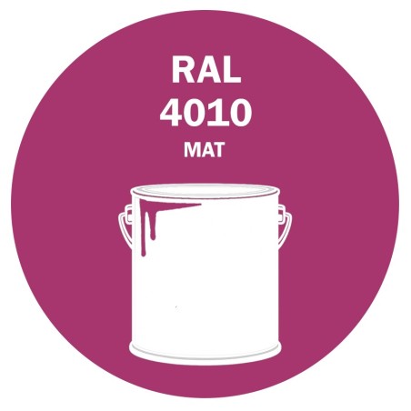 POT DE PEINTURE 5KG RAL 4010 TELEMAGENTA PRIMAIRE MAT