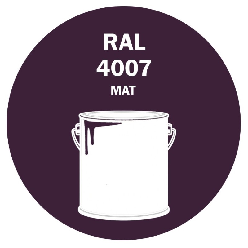 POT DE PEINTURE 5KG RAL 4007 VIOLET POURPRE PRIMAIRE MAT POT DE PEINTURE 5KG RAL 4007 VIOLET POURPRE PRIMAIRE MAT