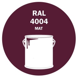POT DE PEINTURE 5KG RAL 4004 VIOLET BORDEAUX PRIMAIRE MAT