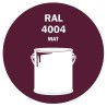 POT DE PEINTURE 5KG RAL 4004 VIOLET BORDEAUX PRIMAIRE MAT POT DE PEINTURE 5KG RAL 4004 VIOLET BORDEAUX PRIMAIRE MAT