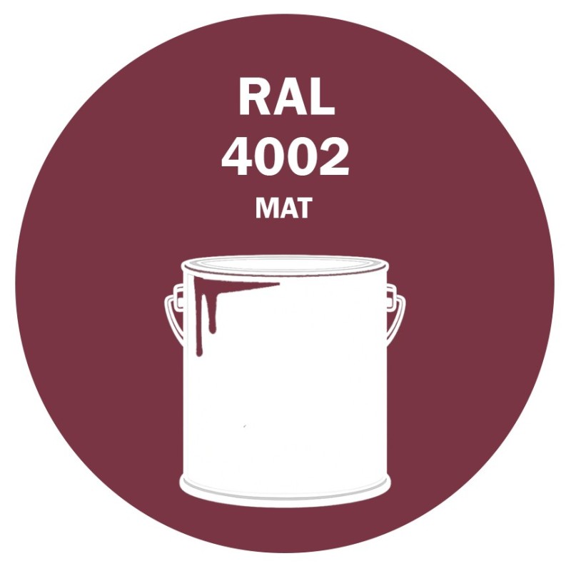 POT DE PEINTURE 5KG RAL 4002 VIOLET ROUGE PRIMAIRE MAT POT DE PEINTURE 5KG RAL 4002 VIOLET ROUGE PRIMAIRE MAT