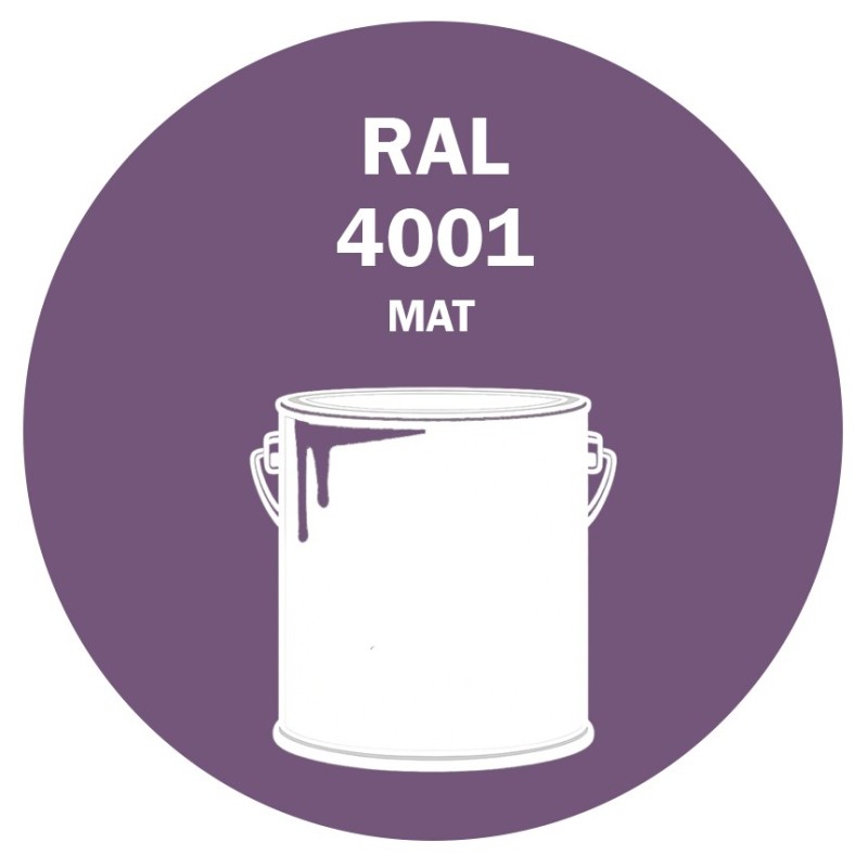 POT DE PEINTURE 5KG RAL 4001 LILAS ROUGE PRIMAIRE MAT POT DE PEINTURE 5KG RAL 4001 LILAS ROUGE PRIMAIRE MAT