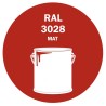POT DE PEINTURE 5KG RAL 3028 ROUGE PU PRIMAIRE MAT POT DE PEINTURE 5KG RAL 3028 ROUGE PU PRIMAIRE MAT
